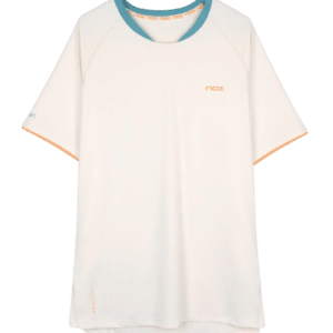 T-shirt de padel NOX - Homme PRO - Glace à la vanille