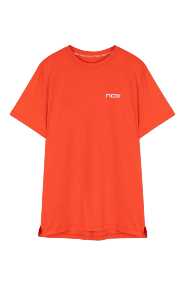 T-shirt de padel NOX – Homme TEAM Regular Rouge