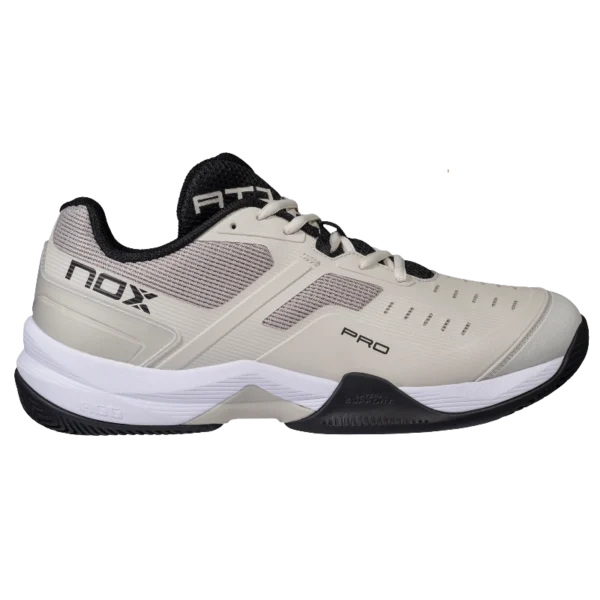 CHAUSSURES DE PADEL NOX AT10 PRO BEIGE/NOIR