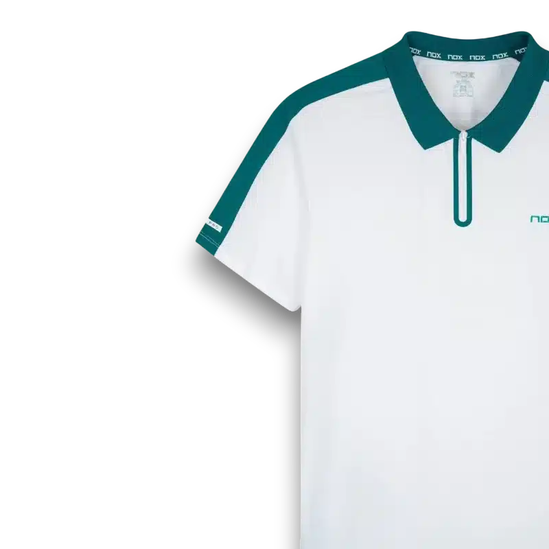 POLO PRO HOMME BLANC/VERT IVOIRE 2026 – Image 4