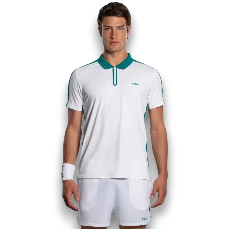 POLO PRO HOMME BLANC/VERT IVOIRE 2026 – Image 5