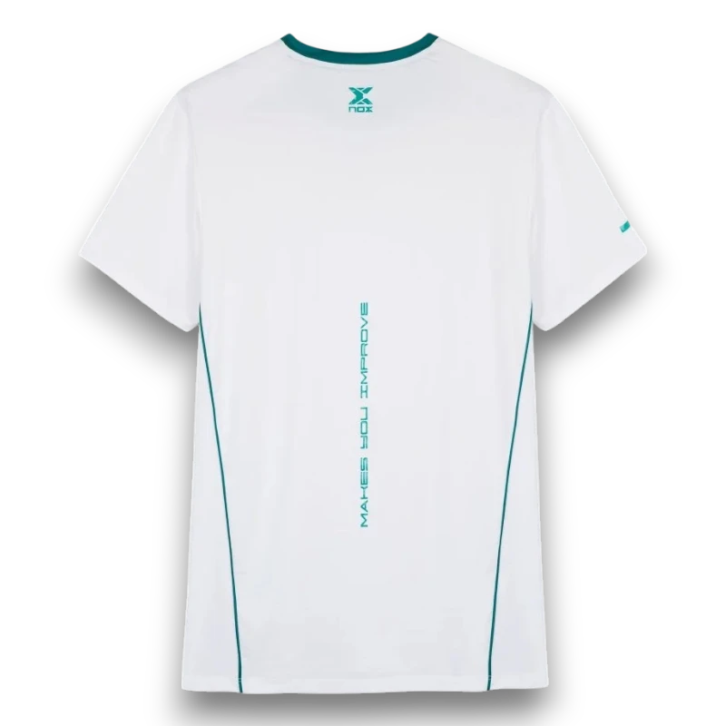 T-SHIRT PRO HOMME BLANC/VERT IVOIRE 2026 – Image 2