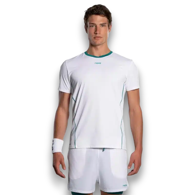 T-SHIRT PRO HOMME BLANC/VERT IVOIRE 2026 – Image 5