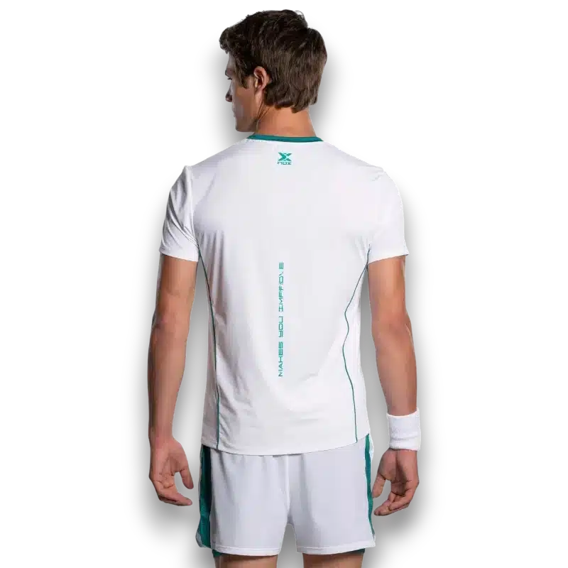 T-SHIRT PRO HOMME BLANC/VERT IVOIRE 2026 – Image 6